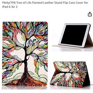 Tree of Life iPad 6 Air 2 Case Cover Leather Stand Flip